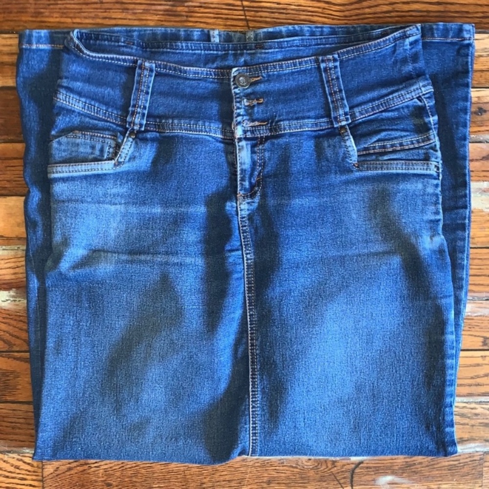 Long Denim Skirt